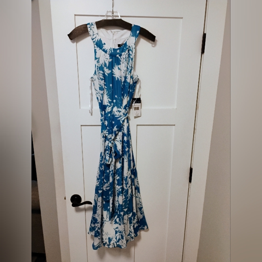 Chaps floral print maxi dress